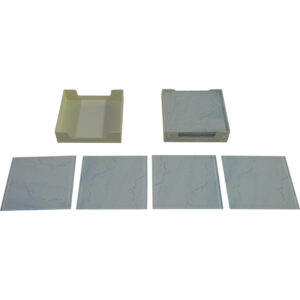 glass coasters s/4