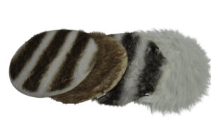Deco mat fake rabbit fur dia40cm