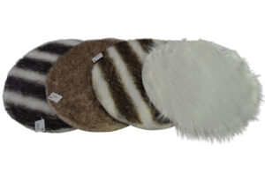 Deco mat fake rabbit fur dia50cm