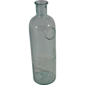 Glass bottle L 13x14.5x45cm