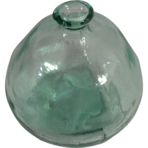 Glass vase dia 17x18cm