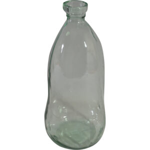 Glass vase/bottle L dia 22x51cm