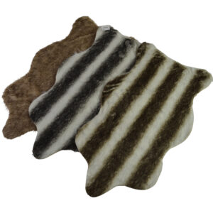 Deco mat fake rabbit fur L 90x48cm