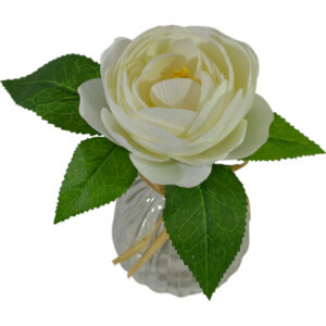 A18051086.JPG Artificial flower in glass vase