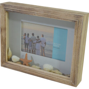 Wooden photo frame L 24x19x4.3cm