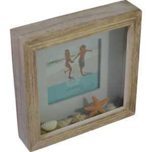 Wooden photo frame S 19x19x4.3cm