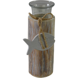 Wooden tea light holder