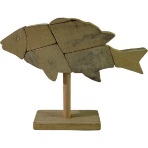Wooden fish S 40.5x9x32cm