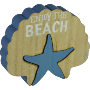 Mdf shell decoration 11.5x10x2cm