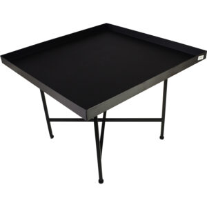 Metal square table