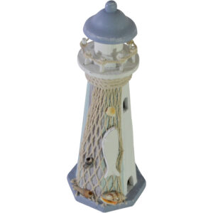 Wooden lighthouse dia 11x31cm
