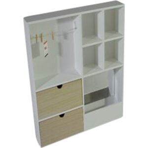 Wooden wall cabinet 37.5x37.5x8.6cm
