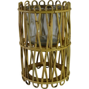 Rattan lantern L dia 23x34.5cm