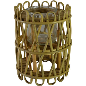 Rattan lantern S dia 18x22.5cm