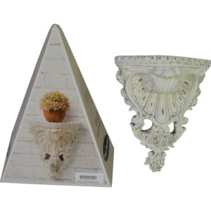 Polyresin wall shelf/ornament