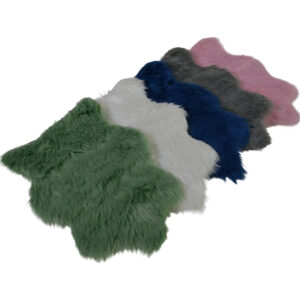 Deco mat fake rabbit fur uni S 27.5x40cm