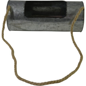 Metal hanging flower pot L dia 13x30.3cm