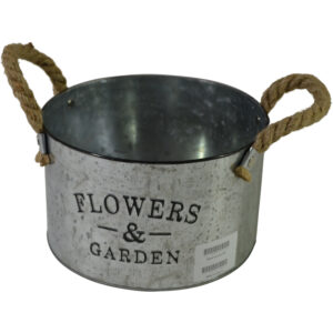 Metal bucket S dia20x12cm