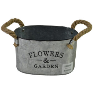 Metal bucket M 20.5x12.5x12.7cm