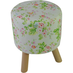 Stool with fabric cover dia 30x38cm