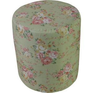 Fabric stool dia 29x34cm