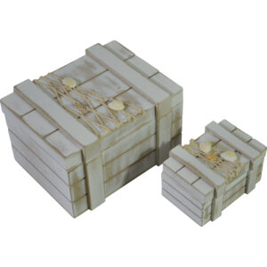 Mdf box S/2, 11x8x6.5cm / 18x14.2x11.2cm