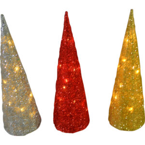 A18113274.JPG Metal cone tree w/Led S d.12x38cm