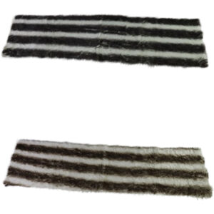 Table runner fake animal fur L 40x150cm