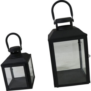 Metal lantern 15.5/24cmH s/2