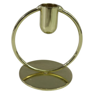 Metal taper candle holder S 10x8x11cm