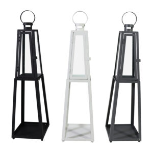 Metal lantern S 17.2x17.2x61.5cm