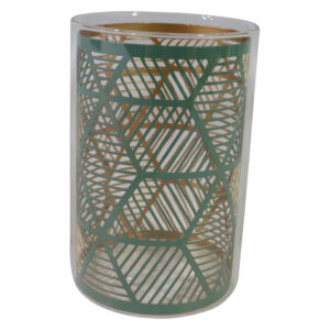 Glass candle holder L