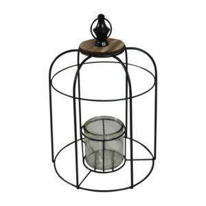 Metal lantern M dia 26x37cm