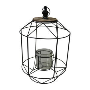 Metal lantern L dia 28x43.5cm