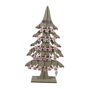 Wooden calendar tree 30x55x7.5cm