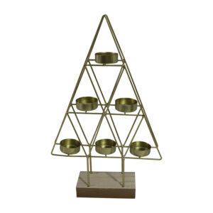 Metal tealight holder tree