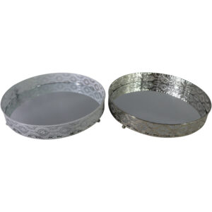 Metal mirror tray L