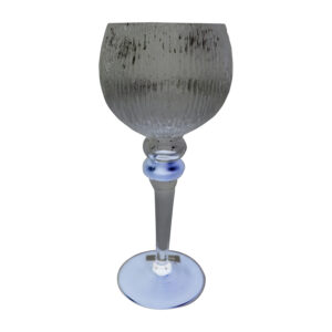 Glass candle holder S dia 12.5x30cm