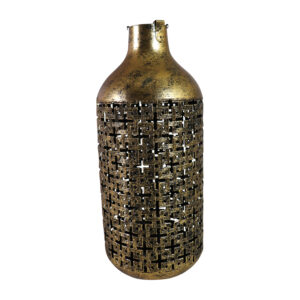Metal lantern dia 16x38cm