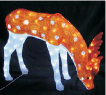 A18124857.JPG LED acrylic reindeer w/Led 74x21x54cm
