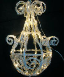 LED acrylic ceiling lamp w/Led 30x30x43cm