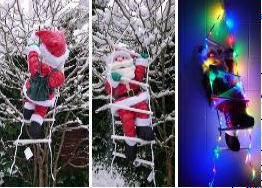 A19010154.JPG LED Santa Claus w/Ladder Led (IP44)
