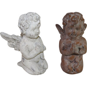 polyresin angel 12x10x17cm