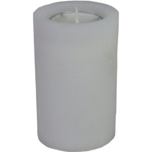 Paraffin candle w/tealight M dia 6.3x10cm