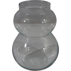 Glass vase S dia 14x20cm