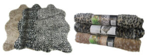 Deco mat fake animal fur L 60x90cm