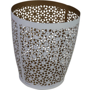 Metal tealight holder L dia 14x16cm