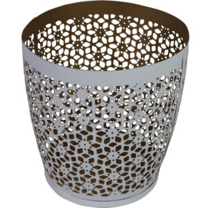 Metal tealight holder S dia 12x12.5cm