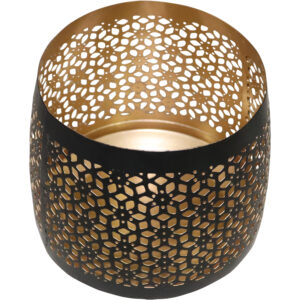 Metal tealight holder M dia 12.5x11cm