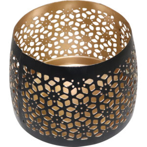 Metal tealight holder S dia 10.5x8.5cm